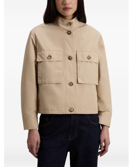 Woolrich Natural Field Jacke Mit Aufgesetzter Tasche