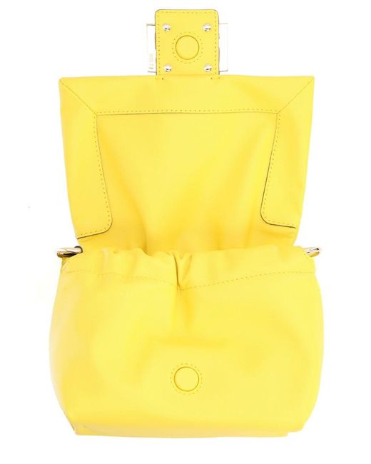 Fendi Yellow Borsa "Mamma Baguette" Small