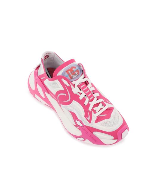 'schnelle' Sneaker Dolce & Gabbana de color Pink