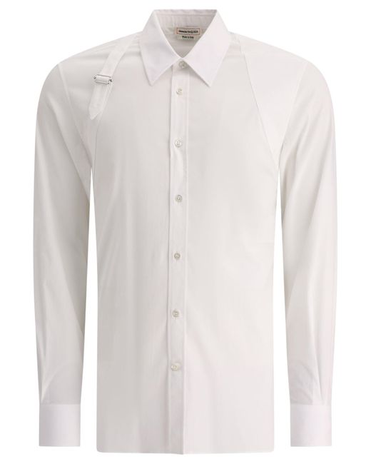 Alexander McQueen White Alexander Mc Queen Harness Shirt