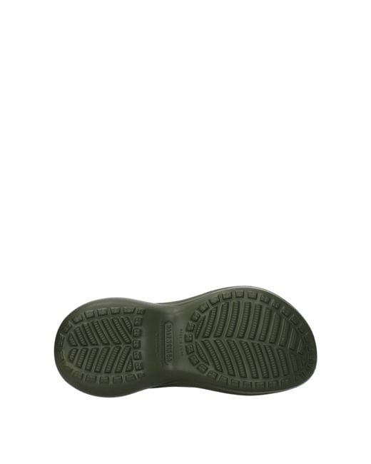 Balenciaga Green Crocs Clogs And Slides Rubber/Khaki