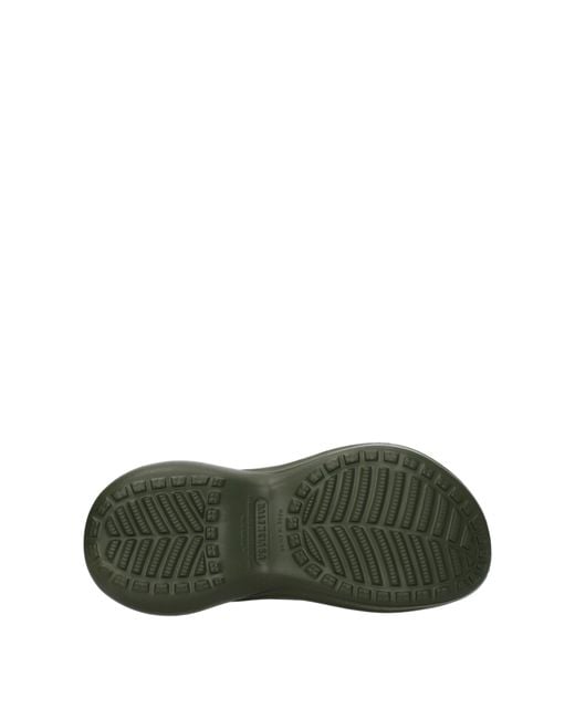 Balenciaga Slippers En Hoeven Crocs Man Rubbergroen/persimmon in het Green voor heren