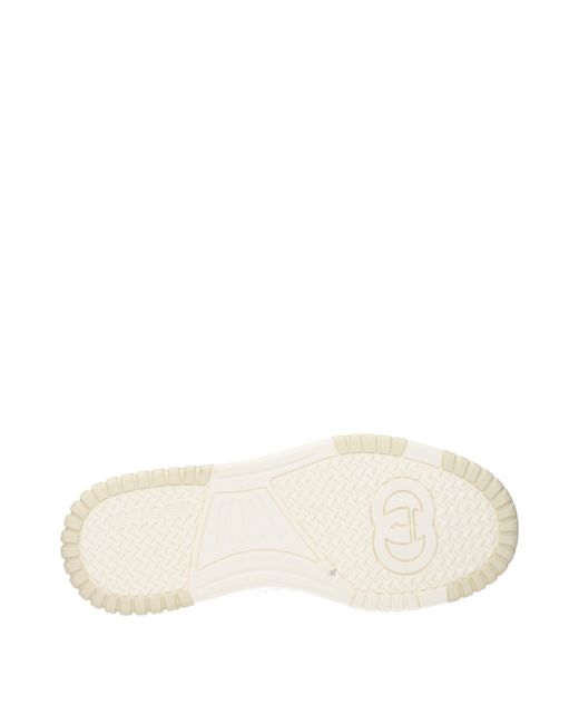 Gucci White Re-Web Sneakers