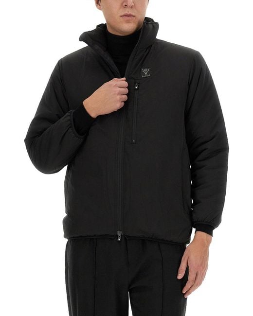 South2 West8 Black Jacket With Logo