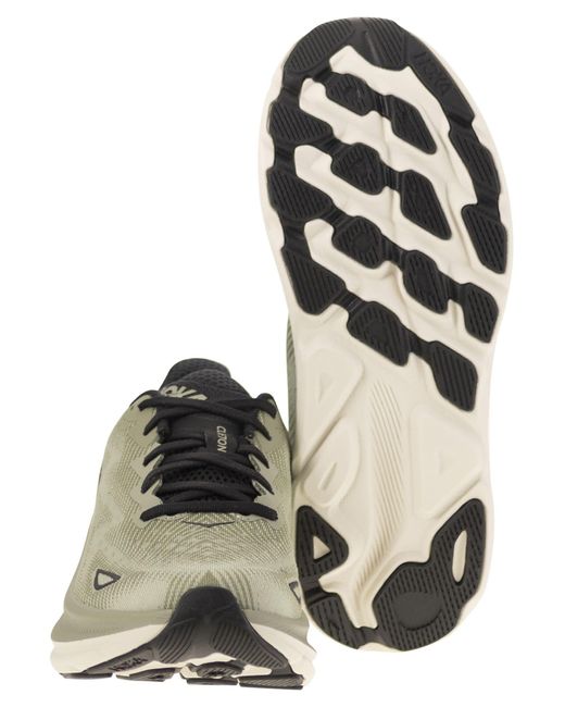 Clifton 9 zapato deportivo transpirable Hoka One One de hombre de color Green