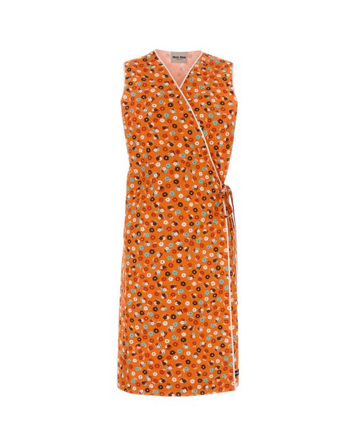 Miu Miu Orange Dress