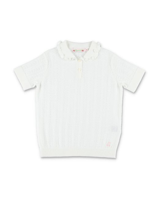 Bonpoint Truien Beige in het White