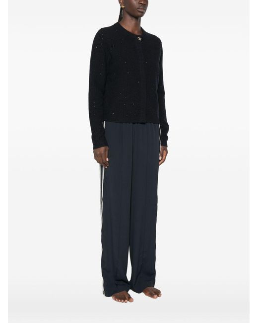Fabiana Filippi Black Wool Blend Cardigan