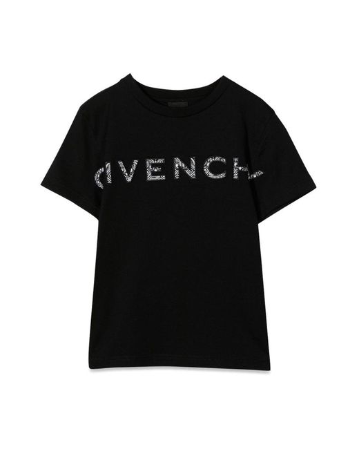 Logotipo de thirt Givenchy de color Black