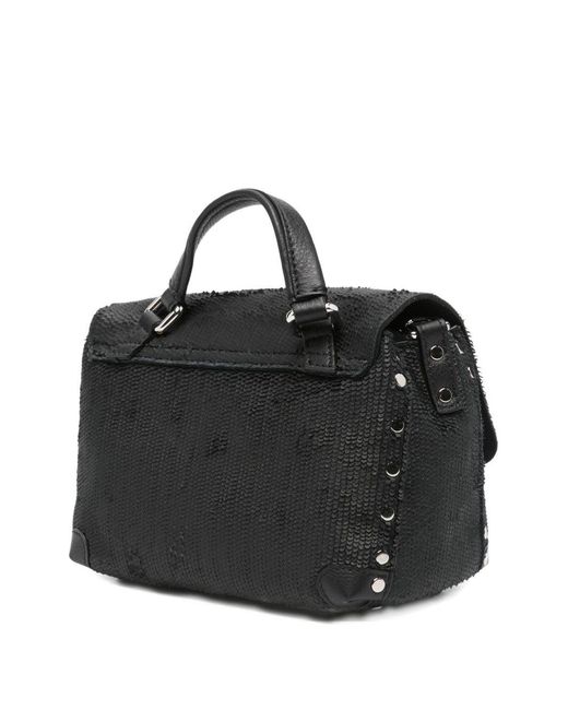 ZANELLATO CAPSULE Postina Cbi Lederen Babyhandtas in het Black