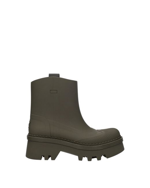 Chloé Enkelschoenen Raina Woman Green Rubber/vine Leaf voor heren