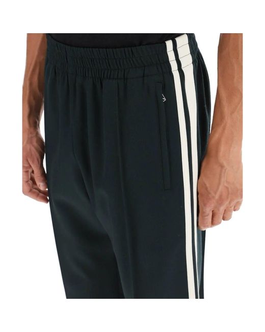 Bottega Veneta Black Wool Sweatpants for men