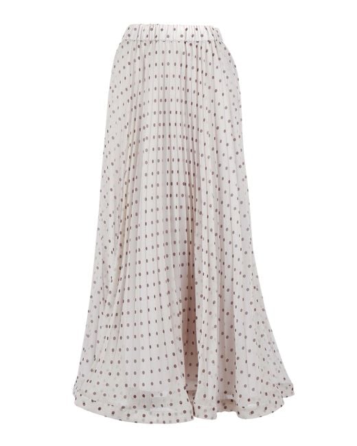 P.A.R.O.S.H. White Skirt