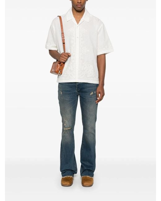 Antik Batik White Adonis Shirt Clothing for men