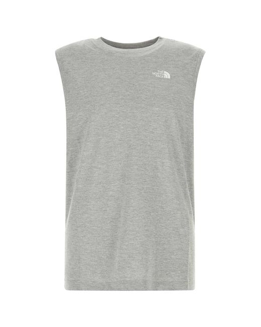The North Face Gray Cotton Blend Tank Top