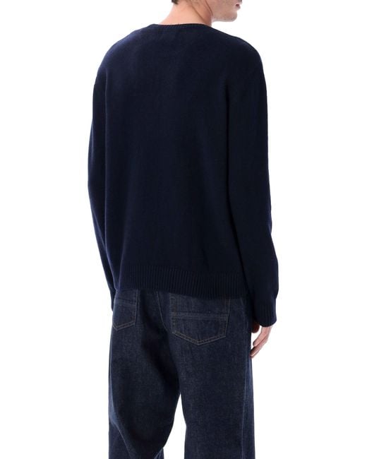COLORFUL STANDARD Blue Sweaters for men
