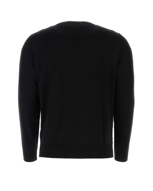 Valentino Garavani Black Wool Sweater for men