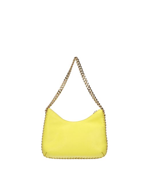 Stella McCartney Yellow Shoulder Bags Falabella Eco Suede/Canary for men