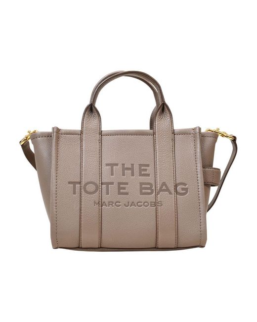 Le petit sac fourre-tout en cuir de ciment Marc Jacobs en coloris Brown