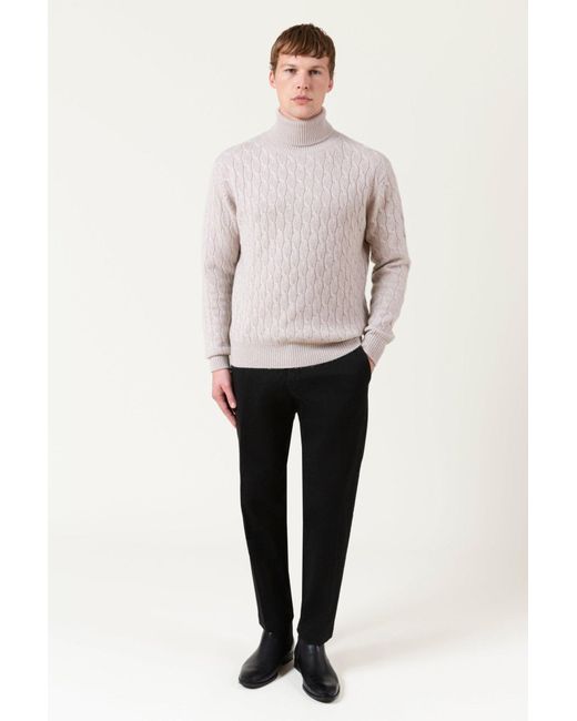 AUTORE Natural Maglia Dolcevita Curtis Lana E C Mere