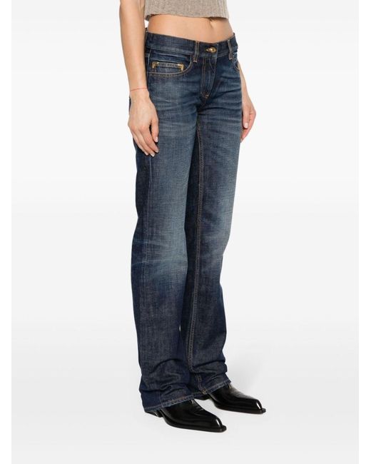 Palm Angels Blue Straight Leg Denim Jeans