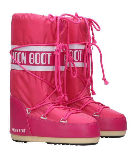Moon Boot Pink Boots
