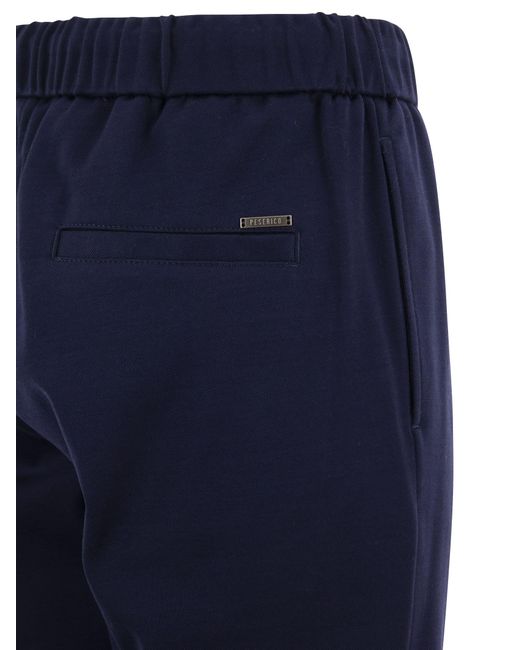 Pantalon de jogger en coton technique Peserico pour homme en coloris Blue