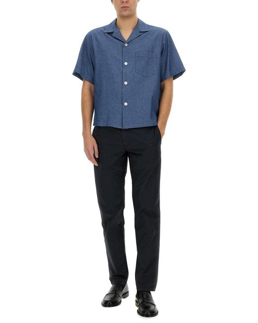 Aspesi Blue Chino Pants for men