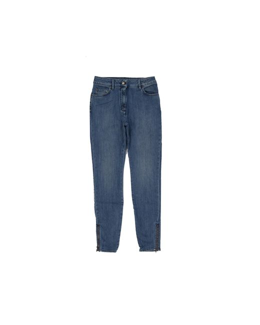 Moschino Couture Couture Cotton Denim Jeans in het Blue voor heren