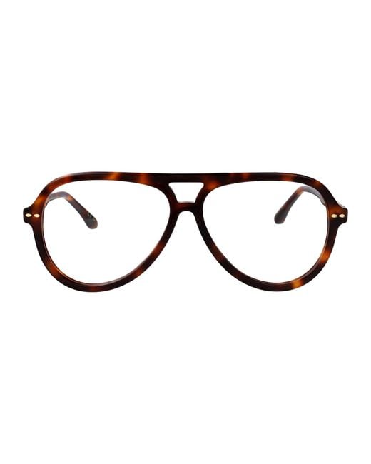 Isabel Marant Black Squared Optical Im 0236 086