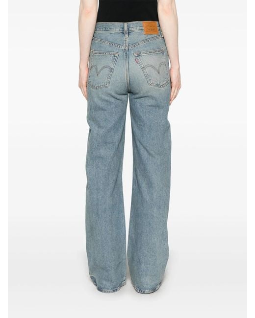 Levi's Blue Ribcage Wide Leg H223 Tint Story