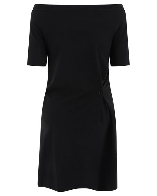 Courreges Black Courrèges Asymmetrisches Kleid