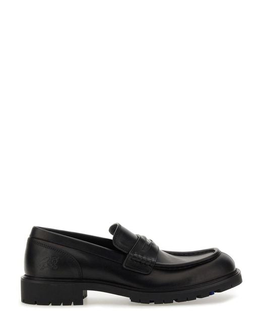 Burberry Black Moccasin "Rogue"