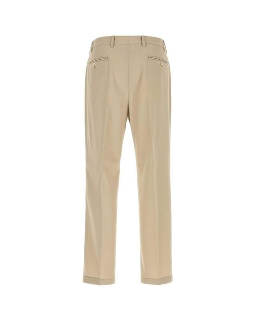 Prada Natural Sand Cotton Pant for men