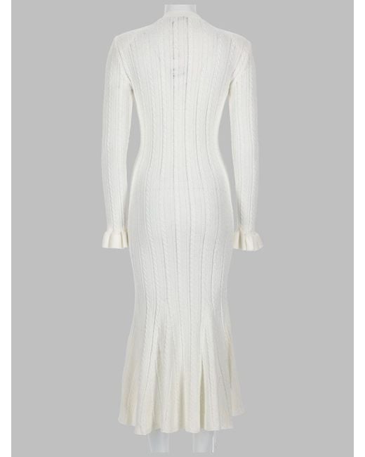 Self-Portrait White Chic Mini Dress For