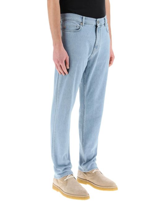 Five Pocket Soft Denim Jeans Agnona pour homme en coloris Blue