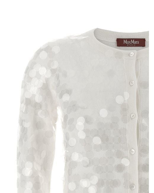 Cardigan 'Necton' Max Mara en coloris White