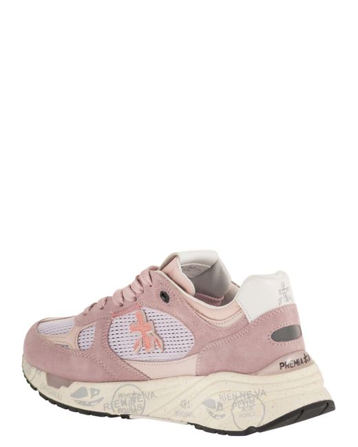 Premiata Pink Mased 8220 Sneakers