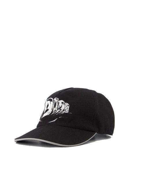 Dior Black Baseball Cap for men