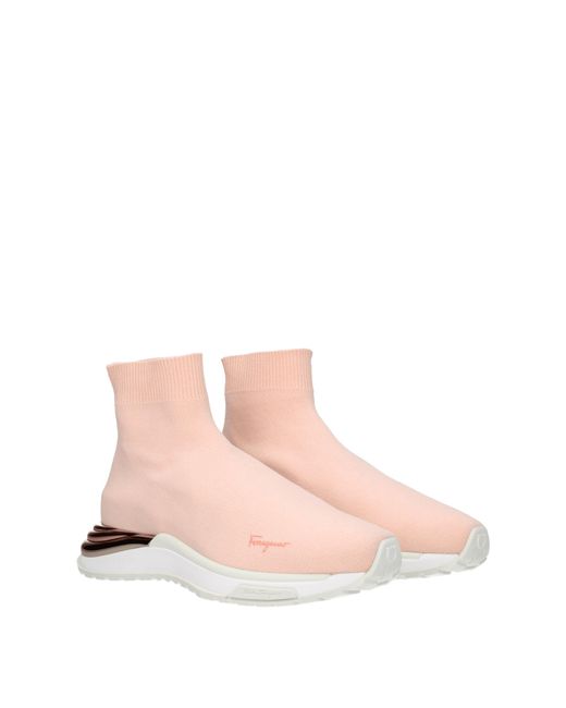 Ferragamo Pink Sneakers
