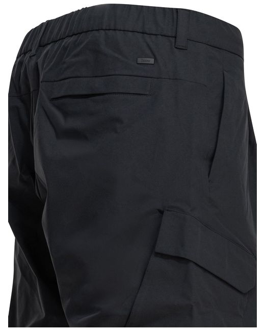 Herno Blue Short Cargo for men