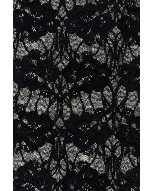 Saint Laurent Black Lace Collant