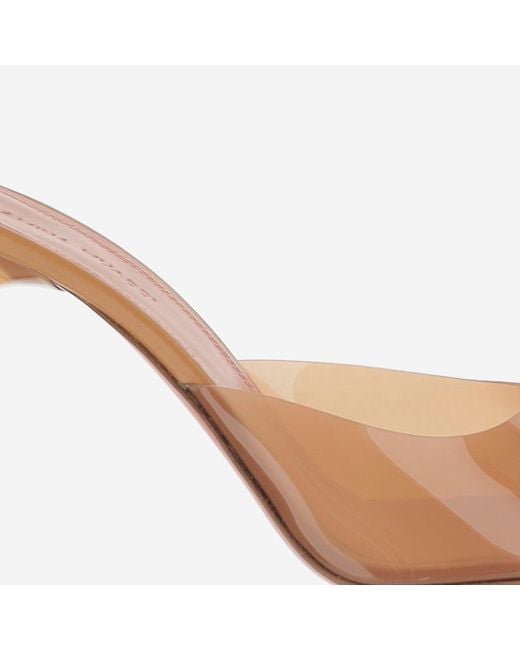 AMINA MUADDI Brown Alexa Glass Sandals