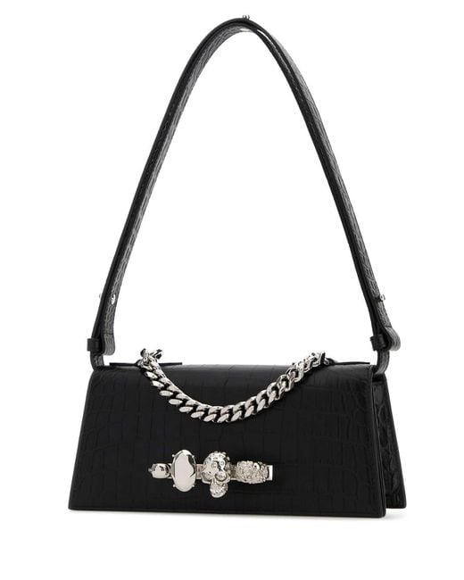 McQueen Black Jewel. Shoulder Mini