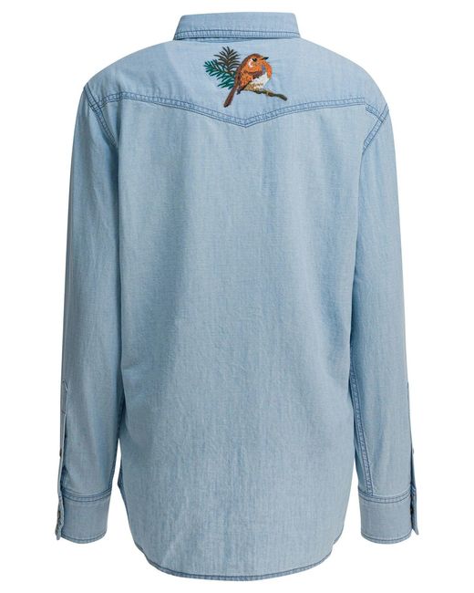 Filson Blue Light Cotton Shirt