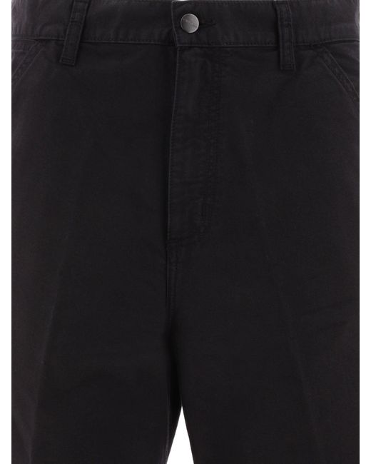 Carhartt Black "Single Knee" Shorts for men
