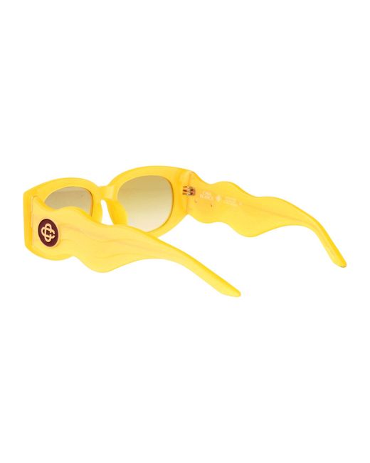 Casablanca Yellow Sunglasses