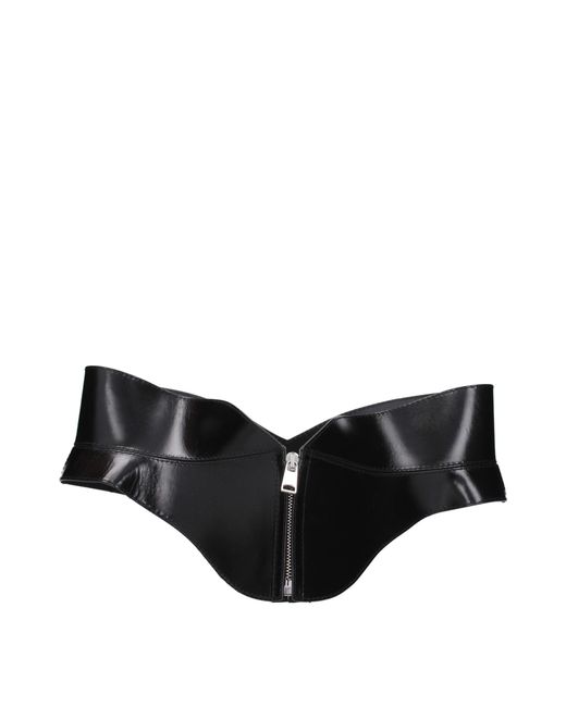 McQueen Black Alexander Mc Queen Leather Belt