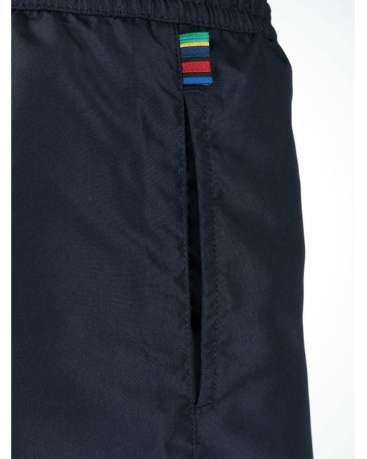 Paul Smith Zwembroek Met Trekkoord in het Blue voor heren