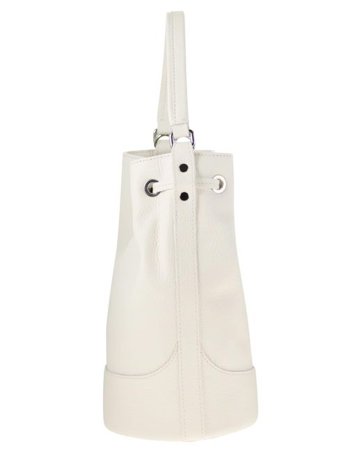 Zanellato Natural Monda' Leather Bucket Bag for men